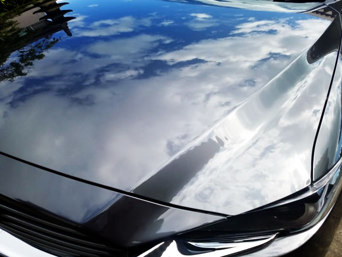 グロスアーマー艶の鎧・車磨き・自動車コーティングの施工イメージ