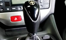 シフトノブ擦り切れ補修