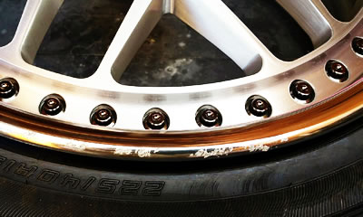 ホイールガリ傷等修復／リペア