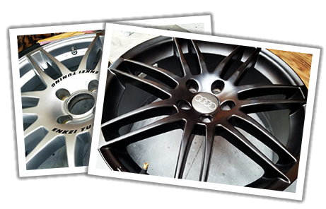 ホイール修復リペア・カラーチェンジ／リペア事例