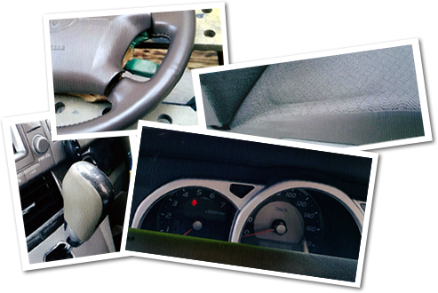 車内インテリア修復／リペア事例